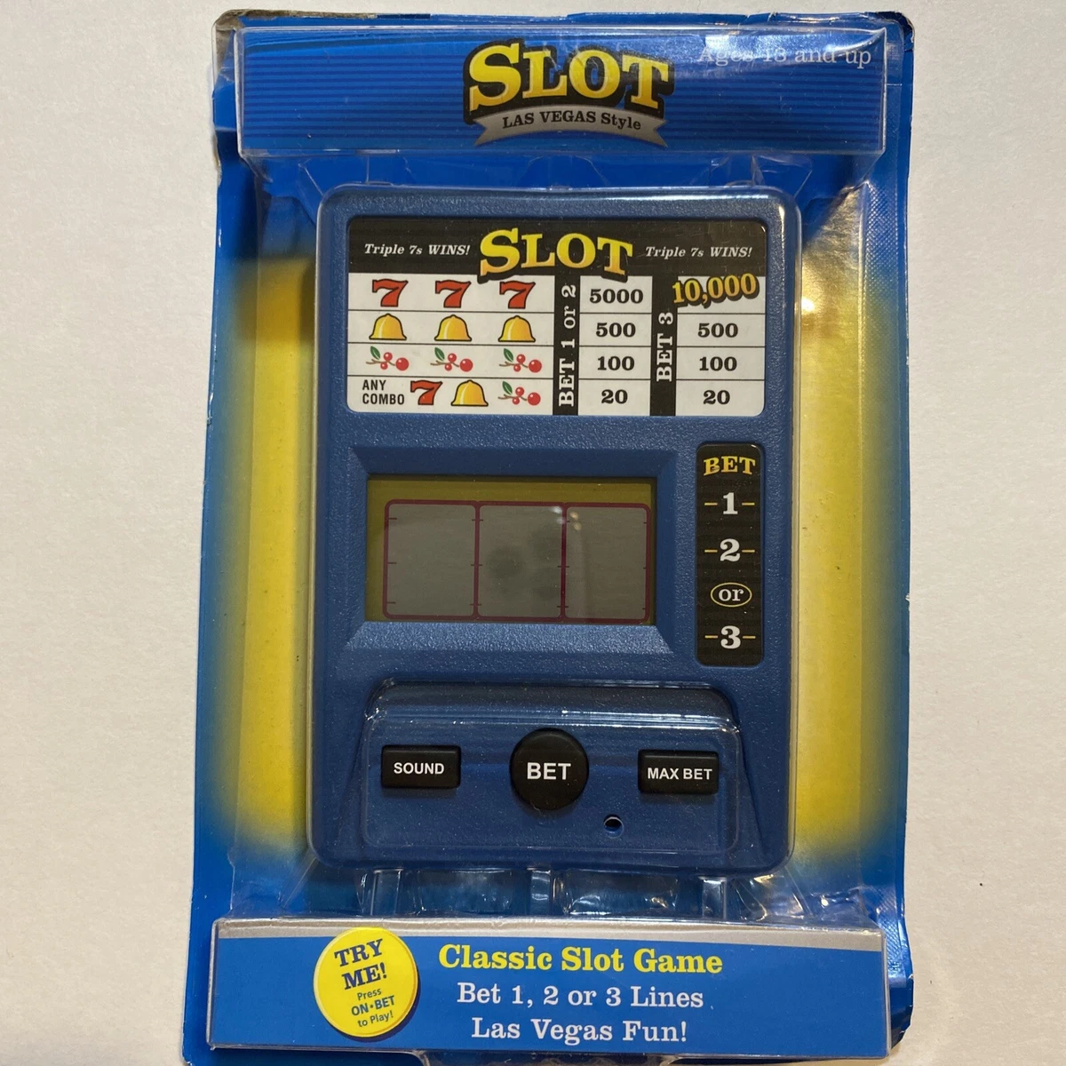 Electronic handheld hotsell slot machine game