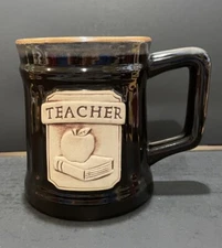 Stoneware Teacher Coffee Mug Cup Stein 4.75” Tall Abbey Press Gift