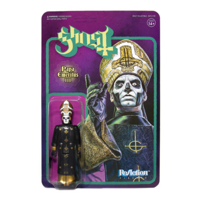 Papa Emeritus III Ghost Tobias Forge Retro 3 3/4 Inch ReAction Figur Super7
