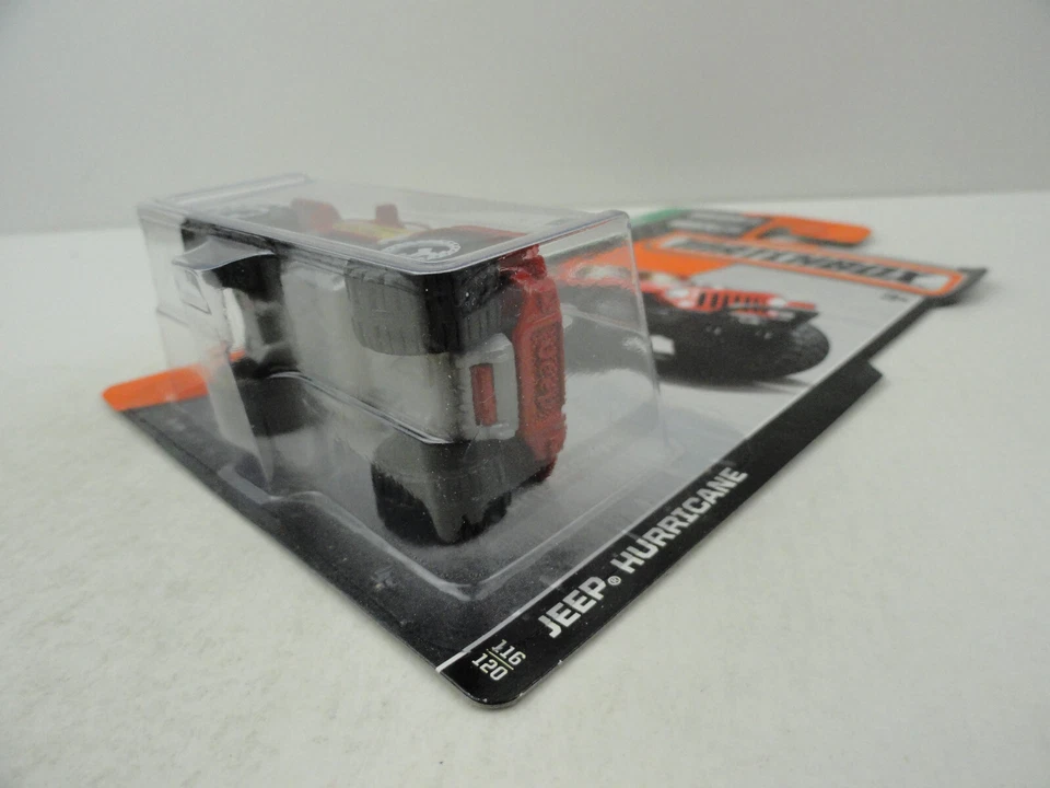 2015 Matchbox #116 Jeep Hurricane (Red Rick’s Climbing Adventures) - Image 3 of 4