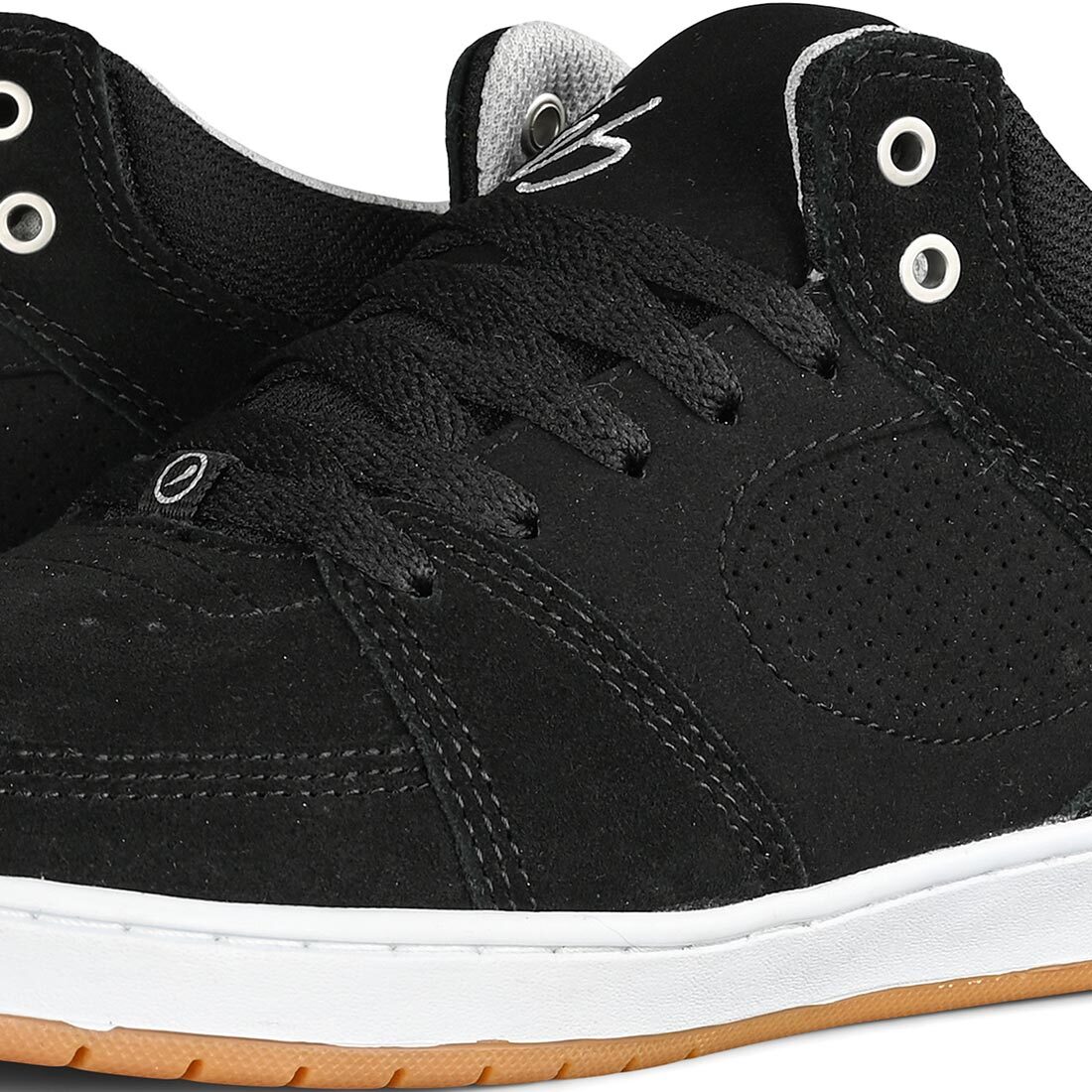 eS Accel Slim Mid Skate Shoes - Black/White/Silver | eBay eS Accel Slim Mid Skate Shoes - Black/White/Silver | eBay