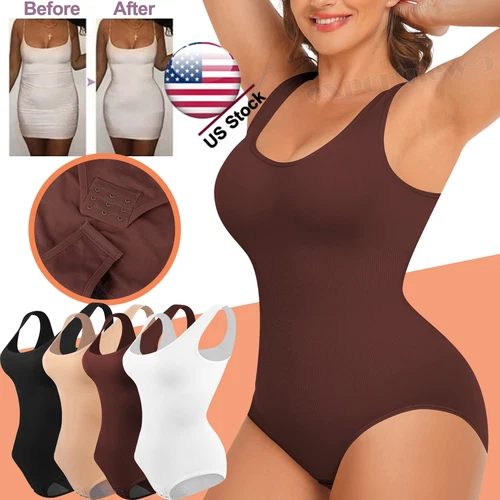 Shapewear Women Tummy Control Shaping Camisole Compression Tank Tops Body Shaper - Picture 1 of 28