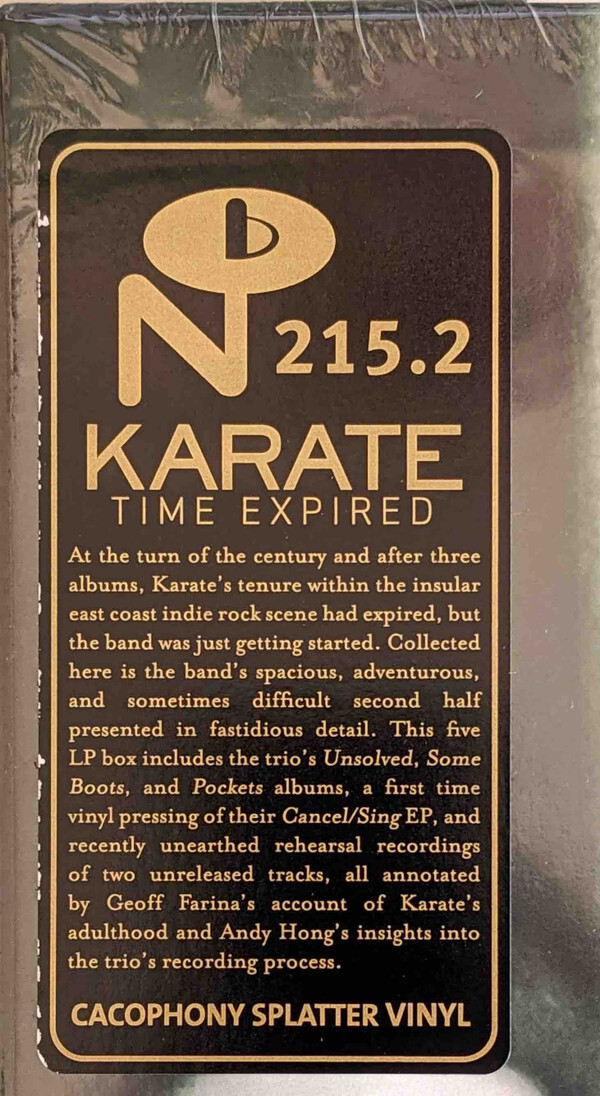 Karate - Time Expired (2xLP, Album, RE, Cac + 12