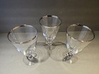 Set of 3 Fostoria WEDDING RING footed iced tea 6" 1953-1975 — photo 2