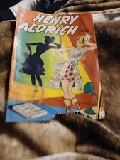 Henry Aldrich #10 Dell 1952 Golden Age Bill Williams Good Girl Art Back Cover