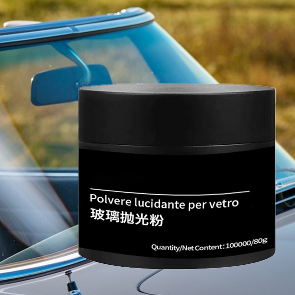 80g Car Glass Polishing Powder Car Window Scratches Removal Oil Film