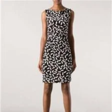 DVF Diane von Furstenberg Glasmary Snake Flutter Warm dust dress tan silk new 4