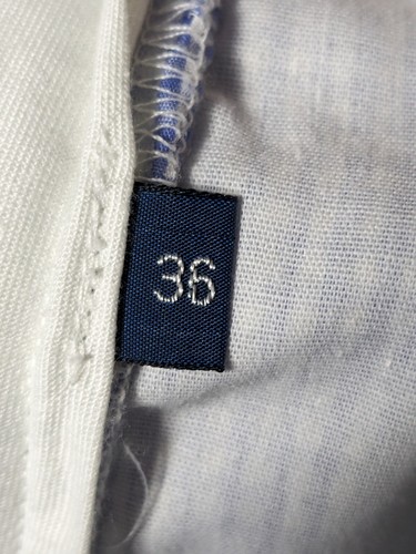 VTG POLO RALPH LAUREN Men 36 Blue White Gingham Check 8.5" Golf Chino Shorts - Picture 12 of 14
