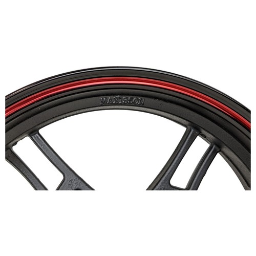 13 Inch Front Rim Wheel - MT 3.50x13 for Gy6 Taotao 150cc Scooters (Black & Red) - 第 8/14 張圖片