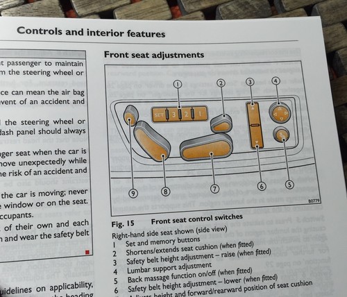 2014 2015 BENTLEY FLYING SPUR OWNERS MANUAL +NAVI SECT (FULL SET) +UNUSD SRVC BK - Picture 8 of 12