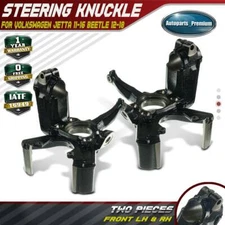 2x Steering Knuckle Front Left & Right for Volkswagen Beetle 12-18 Jetta 2011-17