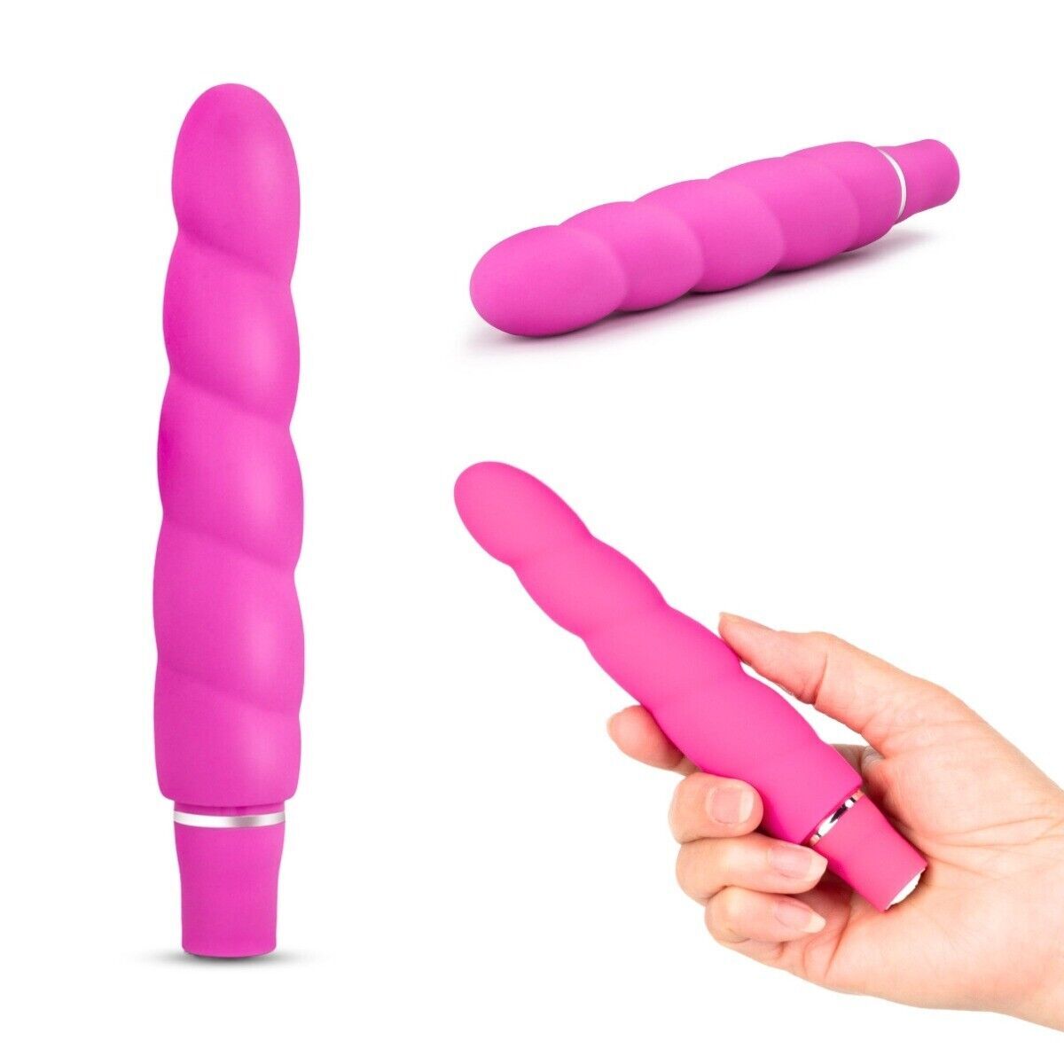 Anastasia Ribbed Female Women Anal Clitoral G-spot Vibe Vibrator Dildo Butt  Plug