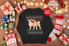 Norwegian Buhund Christmas Sweater Gift Dog Mom or Dad Ugly Holiday Sweatshirt