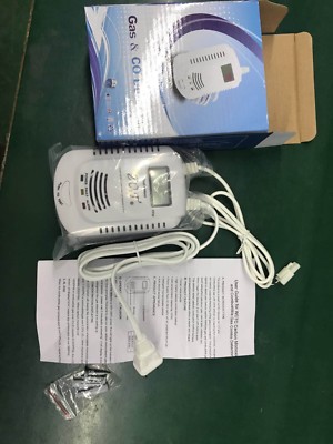 WiseConnect Plug-In CO and Explosive Gas Alarm with Backup battery