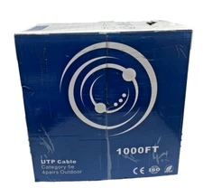 VIVO UTP Cable, Category 5e, 4 Pairs Outdoor Cable V003+, 1000FT