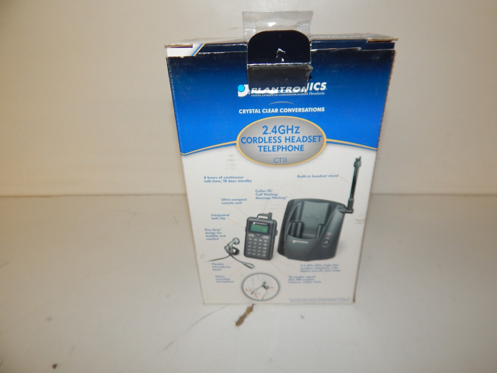 PLANTRONICS 2.4GHZ CORDLESS HEADSET TELEPHONE CT11 (SPI17)
