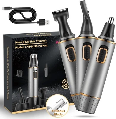 AREYZIN 3 in 1 Nose & Ear Hair Trimmer. Model CNT-M210 ProMax - New And Sealed