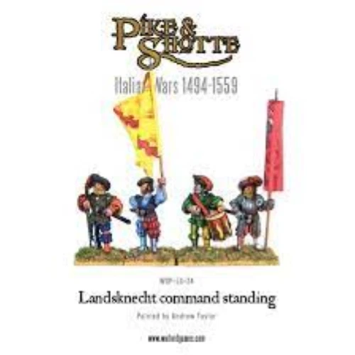 Pike and Shotte Landsknecht Command Standing - Picture 1 of 1