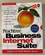 1996 PEACHTREE Business Internet Suite Software in Box