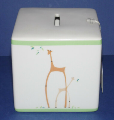 DEMDACO * Sammlerstück Keramik Spardose * Giraffe & Baby Design * 3,5'' (9cm) hoch