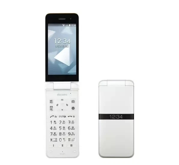 [New] KYOCERA DIGNO KY-42C KEITAI ANDROID FLIP PHONE UNLOCKED KY42C White Color - Image 2 of 4