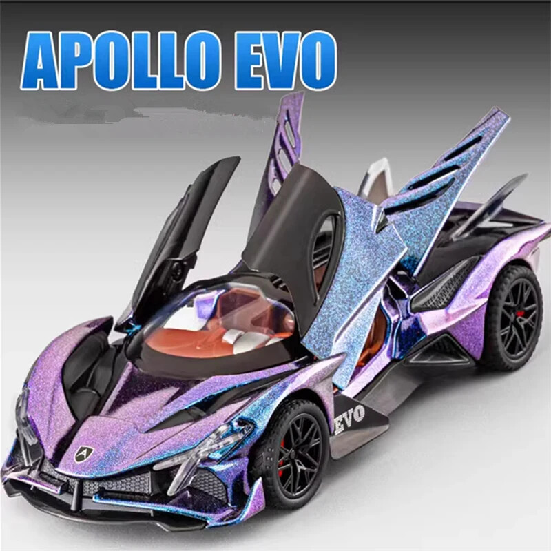 1:32 Apollo Project EVO Alloy Sports Car Model Diecast Racing Car Toy Vehicle