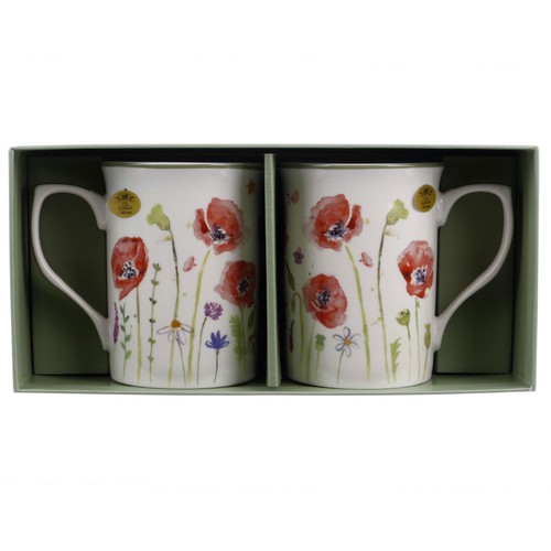 Juego de 2 tazas de amapola China de la colección Leonardo caja de regalo - Imagen 3 de 5