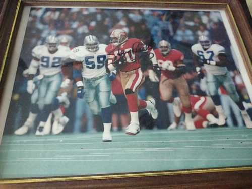 San Francisco 49ers Jerry Rice Hand Signed 8x10 Photo