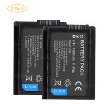 2 PC NP-FW50 New Battery For Sony Alpha SLT-A33 SLT-A35 SLT-A37 SLT-A55 1500mAh