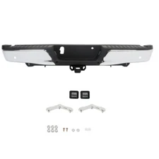 Labwork Rear Bumper Assembly Chrome For 2015-2019 Ford F150 W/ Heavy Duty Tow