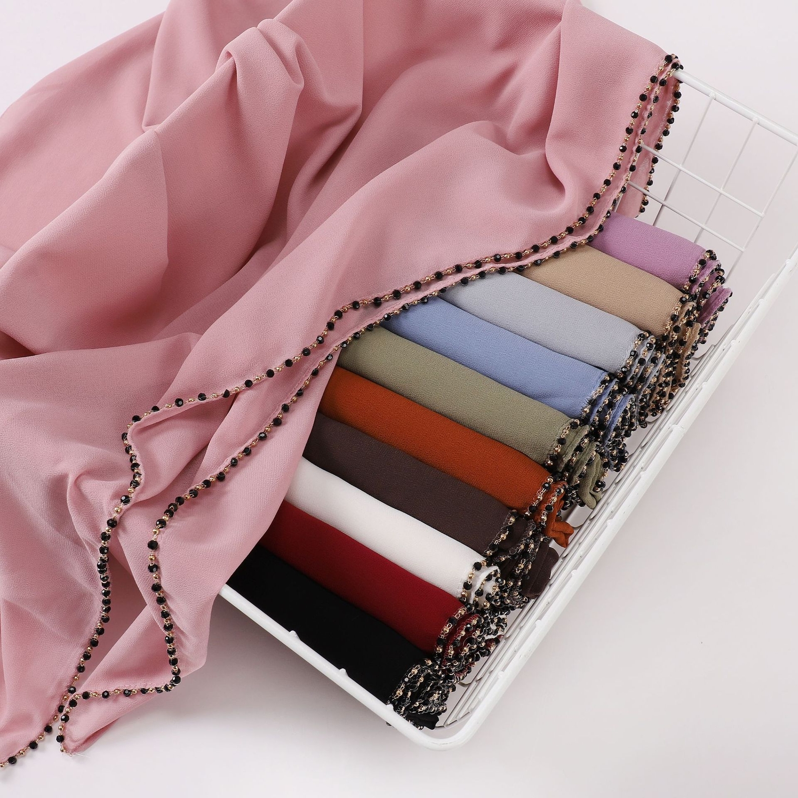 Elegant Muslim Hijab Scarf Turban Wrap Head Cover Stole  