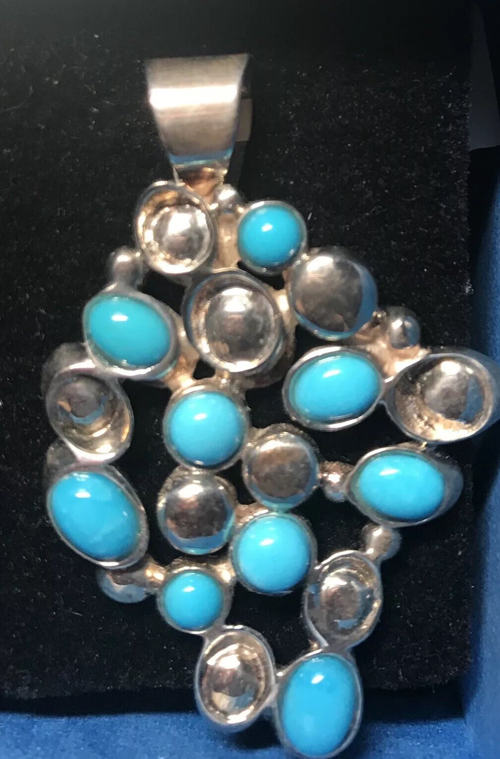 JAY KING Sleeping Beauty Turquoise Pendant, Sterling Silver NWT Retail ...