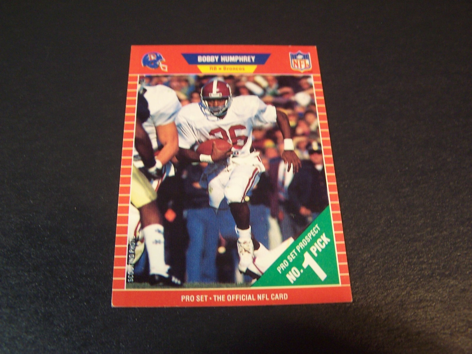 Bobby Humphrey NFL Pro Set Card #493 Rookie Card