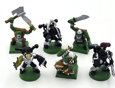 Lot of 6 Warhammer Plastic Figures - Assembled and Painted