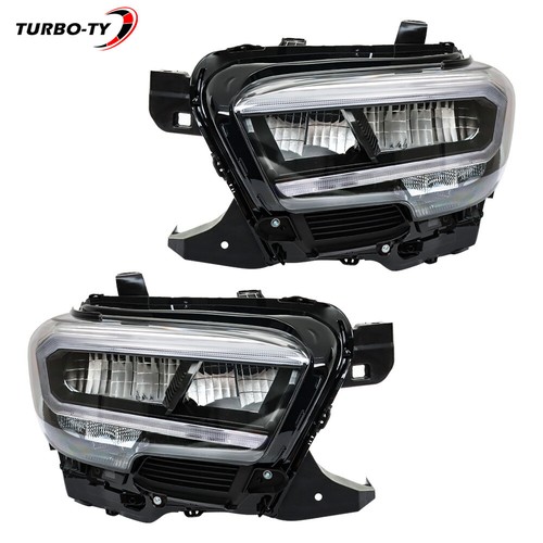 Par de faros LED completos transparentes para Toyota Tacoma Limited/TRD 2020 2021 2022 2023 - Imagen 4 de 13