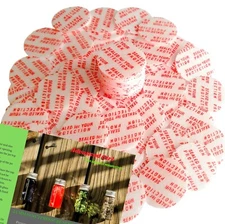 24mm (0.94") Pressure Sensitive Seal Liners MadeinUSA No Induction Sealer Needed