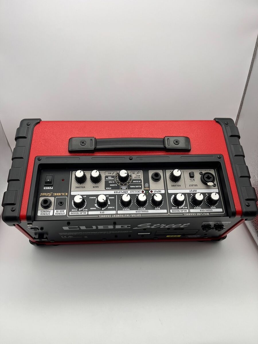 Roland Cube Street Red Battery Powered Stereo Combo Roland Cube Street Red Battery Powered Stereo Combo