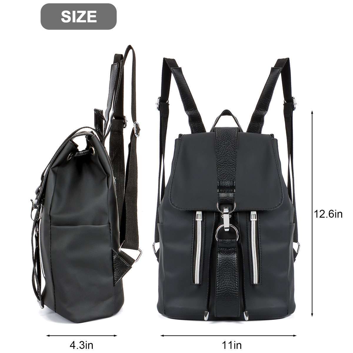 Oxford cloth satchel bag ladies backpacks34 Womens Girls Oxford Cloth Backpack Shoulder School Tote  main image 4
