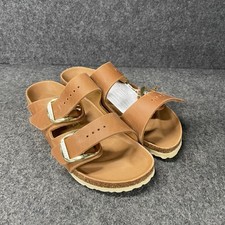BIRKENSTOCK Arizona Big Buckle Oiled Leather Sandals Unisex Size M4/W6