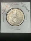 1937 E Germany 5 Reichsmark Silver Coin 90% Hindenburg Muldenhütten Mint — photo 1