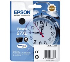 Epson 27XL Black Ink Cartridge Genuine Original Alarm Clock HIGH CAPACITY 17.7ml