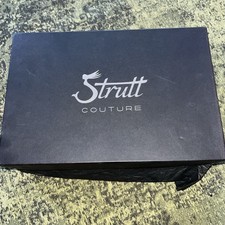 Strutt Couture Black/Silver Platform Ankle Boots UK Size 6 / 5.5 38 RRP £265