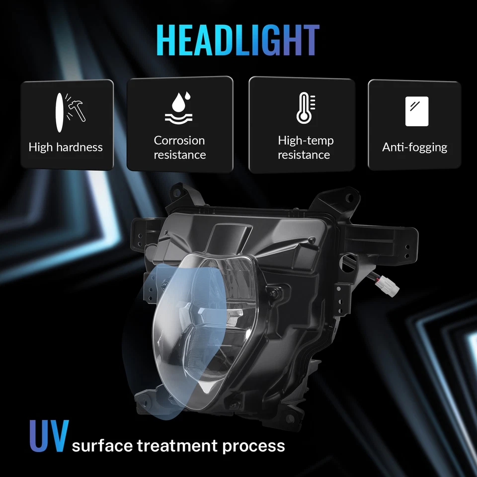 LED Front Headlight Lamp &Fairing Stay Bracket Fit For Suzuki GSXR1000 2017-25 - Image 3 of 4