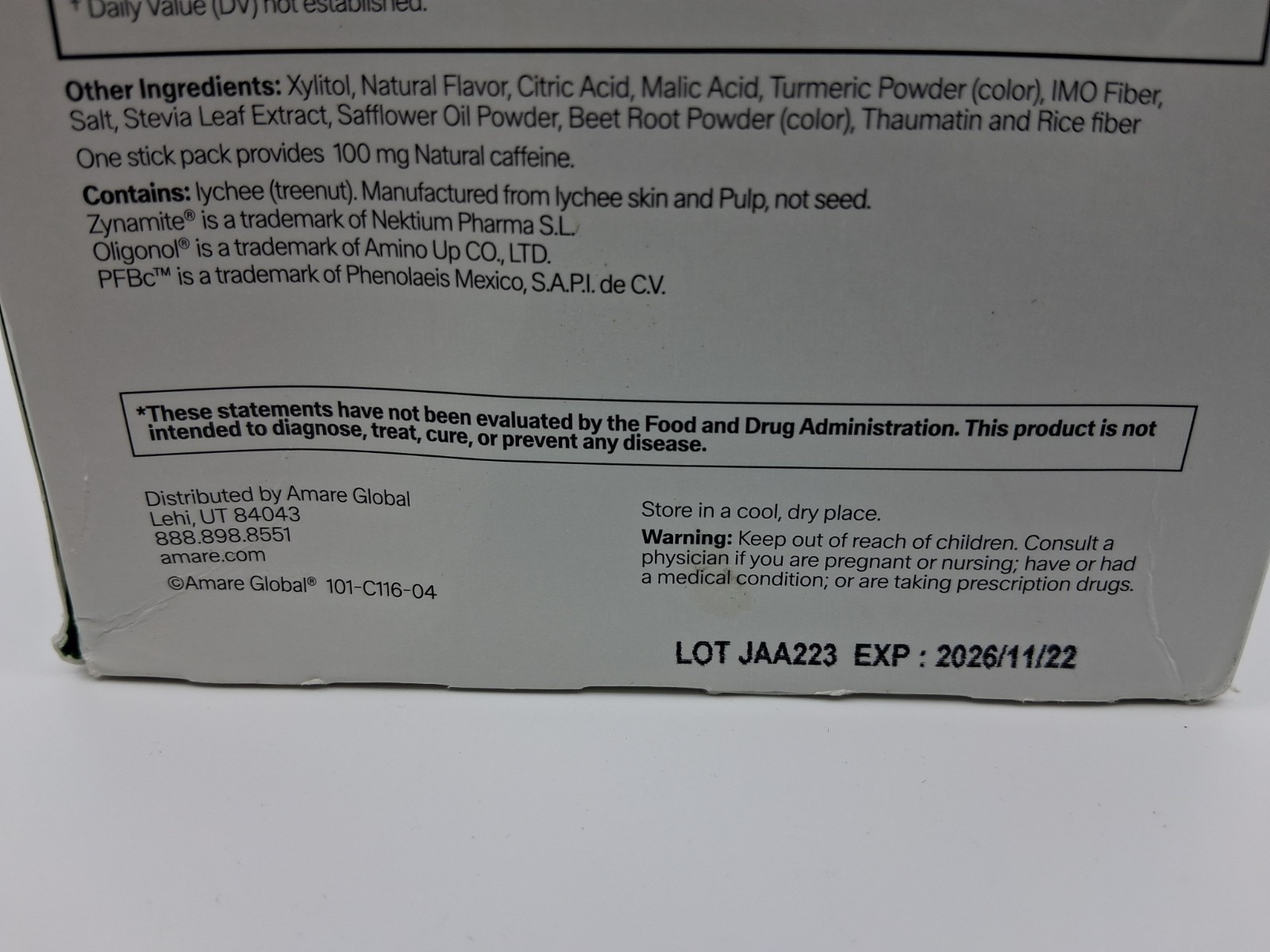 Amare Edge+ - Mango - 30 Sticks EXP 11/2026 Damaged box discount