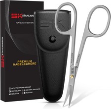 Nagelhautschere gebogen 9,5 cm Professionelle Edelstahl Rostfrei Profi
