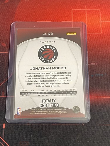 2024-25 Panini Totally Certified Basketball Red Mirror Parallel Lot RC - Bild 3 von 17