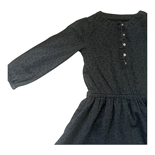 Carter’s Casual Twirl Body Kleid Mädchen 4T Midnight Leoprint Knopfdetails - Bild 4 von 12