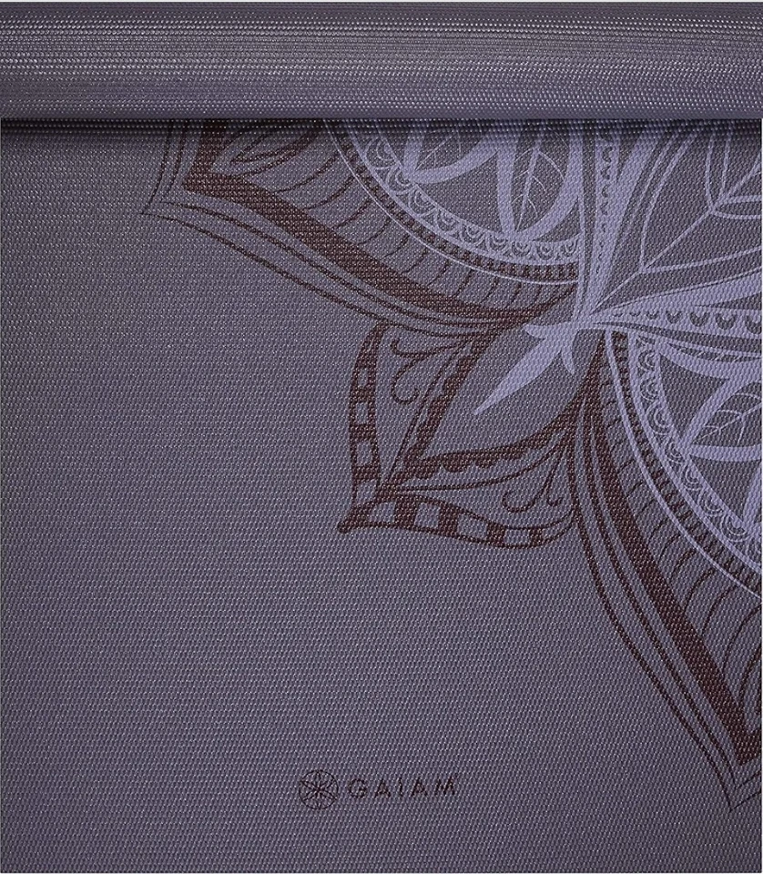 Gaiam Yoga Mat - Premium 5mm Print Thick Non Slip Exercise & Fitness Mat for All - Image 3 of 4