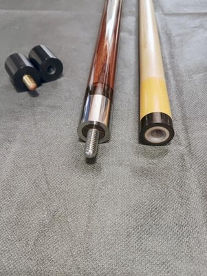 Paul Huebler H-E，80's オールドビリヤードキュー Paul Huebler H-E Billiard Cue Joint 5/16-18 Flat normal shaft