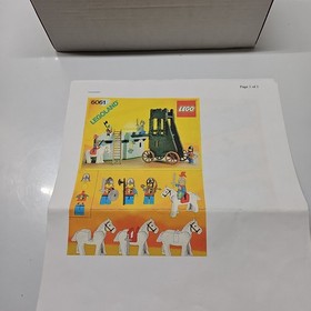 Vintage LEGO Classic Castle: Siege Tower (6061) - Complte Not Original Manual